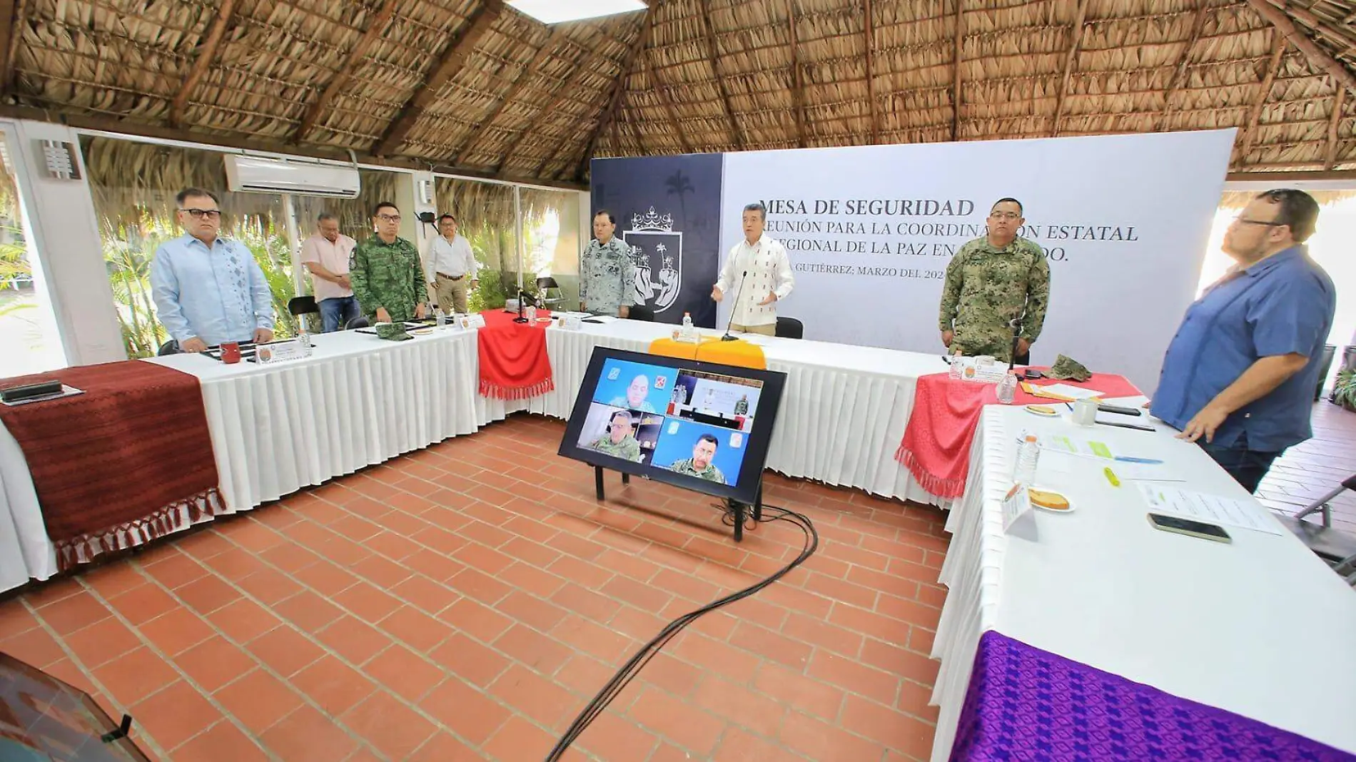 mesa de seguridad 